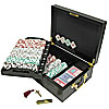500 Chip HIGH ROLLER Set w/Beautiful Mahogany Case