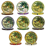 10 g Ceramic Coconut Tree Chip - $1