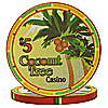 10 g Ceramic Coconut Tree Chip - $5