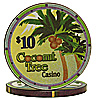 10 g Ceramic Coconut Tree Chip - $10