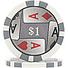 11.5g 4 Aces Poker Chip $1