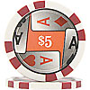 11.5g 4 Aces Poker Chip $5