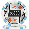 11.5g 4 Aces Poker Chip $5000