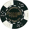 Landmark Casino $100 Lucky Crowns 11.5g Poker Chips
