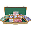 500 Chip Ace/King Suited 11.5g Set w/Genuine Oak Case