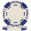 WHITE 11.5gm Suit Holdem Poker Chip