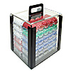 1000 11.5g SUITED Design Poker Chips in Acrylic Carrier