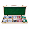 500 Pc Striped Dice Wooden Set