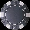 GRAY 11.5 Gram STRIPED DICE Chip