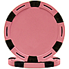 11.5 g Monaco Six Stripe Poker Chip- Pink