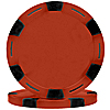 11.5 g Monaco Six Stripe Poker Chip- Red