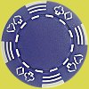 Royal Suited 11.5g BLUE Casino Chip