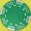 Royal Suited 11.5g GREEN Casino Chip