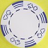 Royal Suited 11.5g WHITE Casino Chip