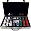 400 13 gm Pro Clay Casino Chips w/ Aluminum Case