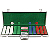 500 10g Casino Dice Composite Poker Chip Set w/Aluminum Case