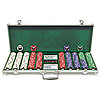 500 Welcome to Las Vegas Ltd Edition Poker Chips w/Alum Case