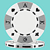 WHITE Tri-Color Suit Design 11.5 gram