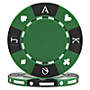 GREEN Tri-Color Suit Design 11.5 gram