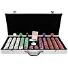 650 Chip Tri-Color Triple Crown Set w/Aluminum Case