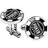 WSOP Stainless Steel Cuff Links