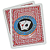 Blue Border No Limit Texas Hold'em Card Cover