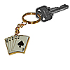 Royal Flush Card Shaped Key Chain