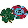 Lucky Four Leaf Clover Lapel Pin
