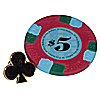Suited Black Club Lapel Pin