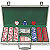 300 Las Vegas EDGE SPOT NEXGENT Poker Chips w/Aluminum Case