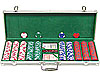 500 Las Vegas EDGE SPOT NEXGENT Poker Chips w/Aluminum Case