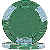 GREEN - LAS VEGAS EDGE SPOT Poker Chips