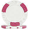 WHITE - LAS VEGAS EDGE SPOT Poker Chips
