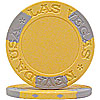 YELLOW - LAS VEGAS EDGE SPOT Poker Chips