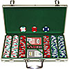 300 NEXGENT Multi-Colored EDGE SPOT Poker Chips w/Alum Case