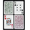 Copag Bridge Size Jumbo Index Green Burgundy Setup