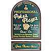 CUSTOMIZED Classic Player All Wood Decorative Sign