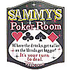 CUSTOMIZED Drinks Poker Room All Wood Decorative Sign