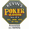 CUSTOMIZED All In Poker Room All Wood Decorative Sign