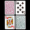 Copag Bridge Size REGULAR Index - Green*Burgundy Setup