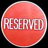 Reserved Button - Great for Gaming Tables