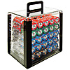 1000 10g Desert Sands Casino Poker Chips in Acrylic Carrier