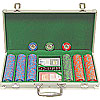 300 10g Chip Desert Sands Casino Poker Set w/Aluminum Case