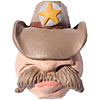 The Texan Faces Card Protector