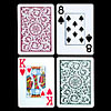 Copag Poker Size JUMBO Index - Green*Burgundy Setup