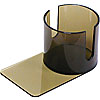 Plastic Cup Holder - Smoke (Slide under) w/Cutouts