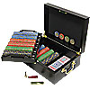 500 Nevada Jacks 10g Chip Set w/Beautiful Mahogany Case