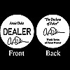 ANNIE DUKE Professional Collector's Dealer Button