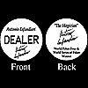ANTONIO ESFANDIARI Professional Collector's Dealer Button