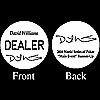 DAVID WILLIAMS Professional Collector's Dealer Button